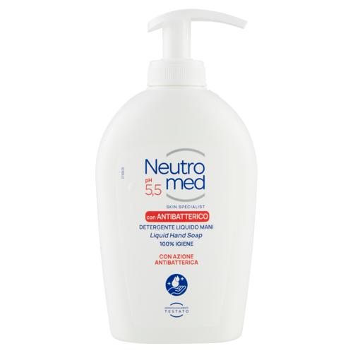 Neutromed pH 5,5 con Antibatterico Detergente Liquido Mani 300 ml