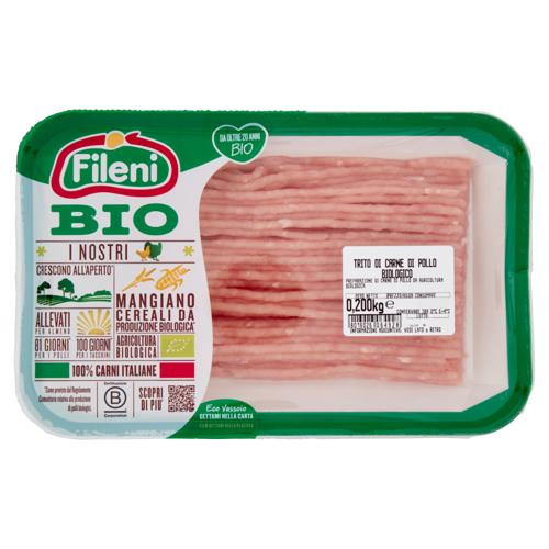 Fileni Bio Trito di Carne di Pollo Biologico 0,200 Kg