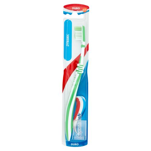 Aquafresh Dynamic spazzolino protezione denti e gengive delicato per rimuovere placca setole dure