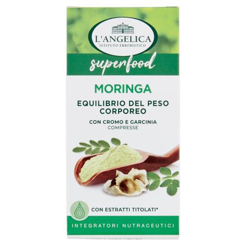 L'Angelica superfood Moringa Equilibrio del Peso Corporeo 60 compresse 27 g
