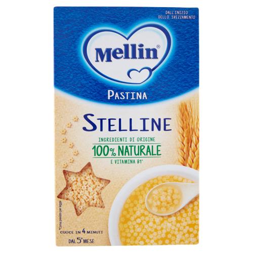 MELLIN Pastina 100% Naturale Stelline con farina Grano Tenero 320 g