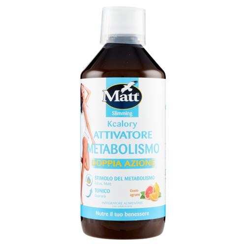 Matt Slimming Kcalory Attivatore Metabolismo Doppia Azione 500 ml