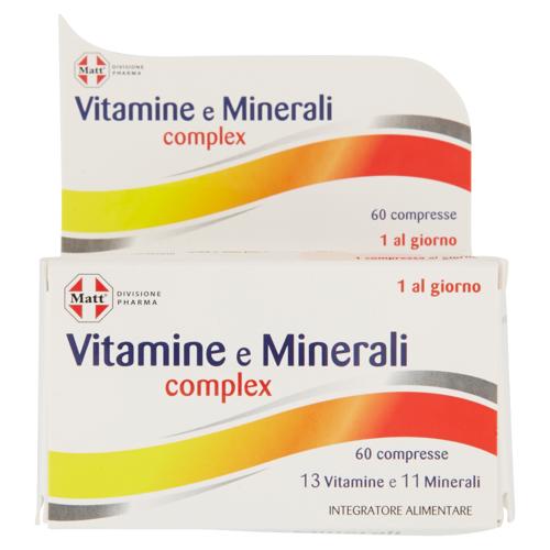 Matt Divisione Pharma Vitamine e Minerali complex 60 compresse 79,8 g