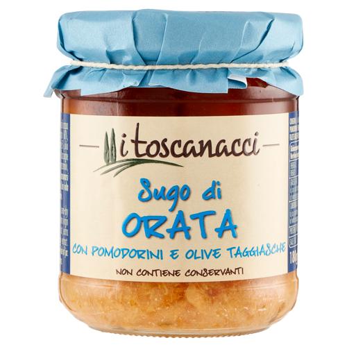I toscanacci Sugo di Orata con Pomodorini e Olive Taggiasche 180 g