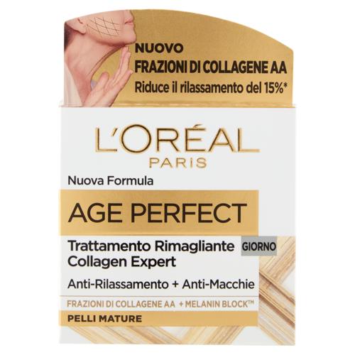 L'Oréal Paris Age Perfect, Crema Viso Re-idratante per Pelli Mature, 50 ml