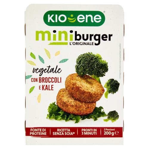 Kioene miniburger l'Originale vegetale con Broccoli e Kale 200 g