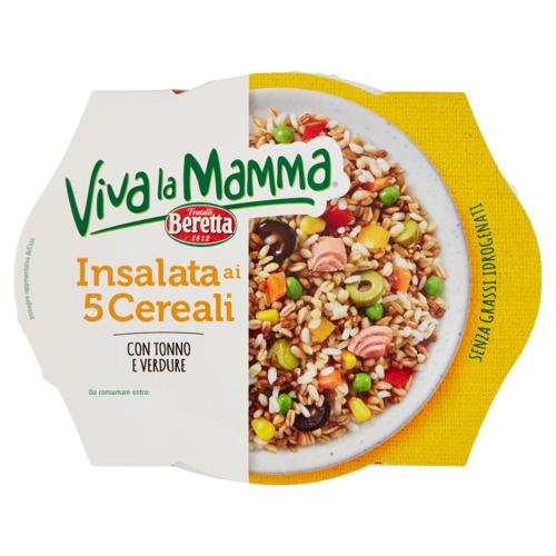 Viva la Mamma Insalata ai 5 Cereali con Tonno e Verdure 400 g