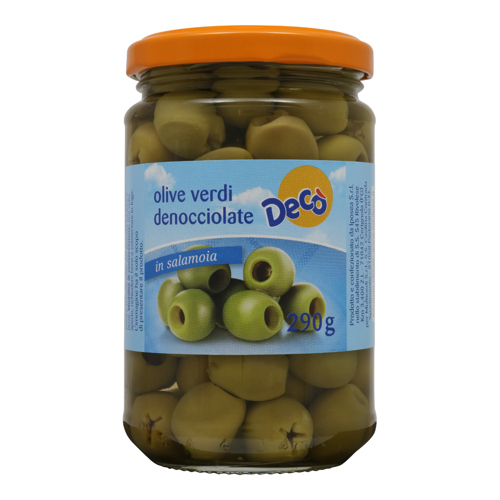 Olive verdi denocciolate gr 290