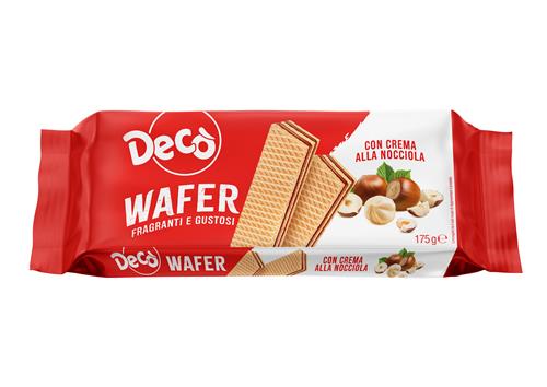 wafer con crema alla nocciola