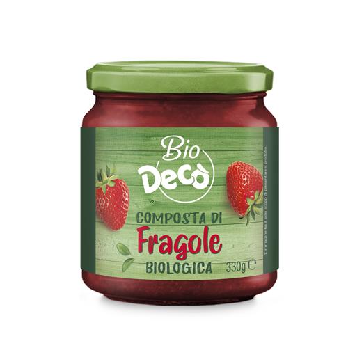 Bio Decò composta di fragola bio 330g