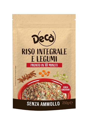 Decò riso integrale e legumi