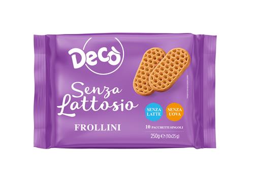 Decò senza lattosio frollini