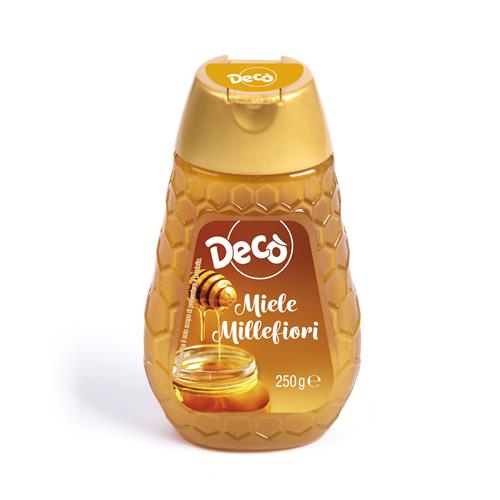 Decò miele millefiori squeeze 250gr