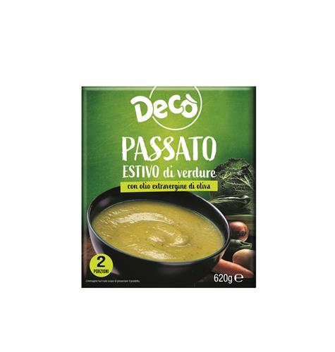 Decò passato di verdure estive