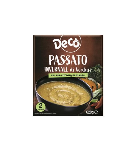 Decò passato di verdure invernale