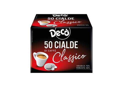 DECO' MISCELA DI CAFFE' MACINATO IN CIALDE 70% ARABICA 30% ROBUSTA