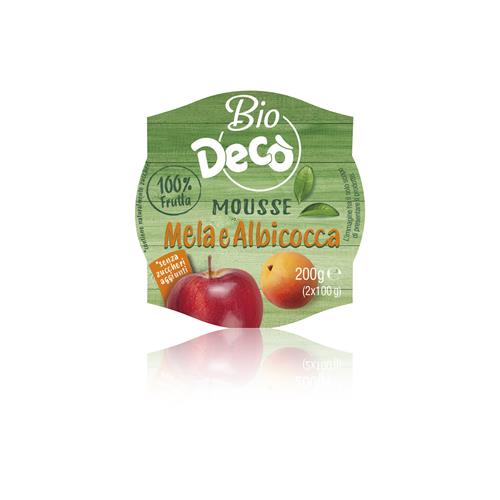 DECO' MOUSSE DI FRUTTA MELA E ALBICOCCA