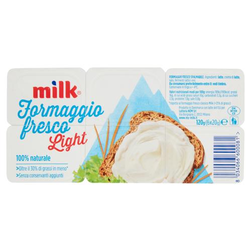 Milk Formaggio fresco Light 6 x 20 g