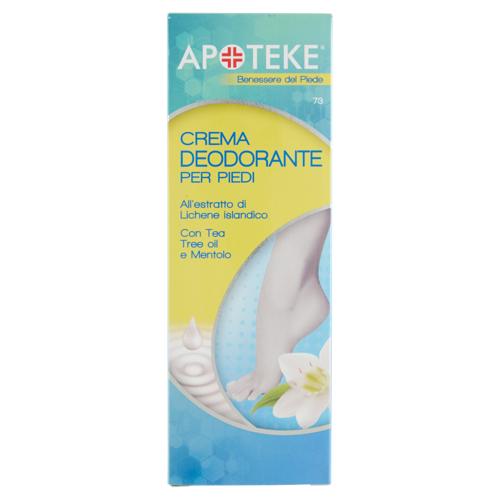 Apoteke Benessere del Piede Crema Deodorante per Piedi 100 ml