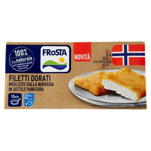Frosta Filetti Dorati Merluzzo dalla Norvegia in Sottile Panatura 250 g