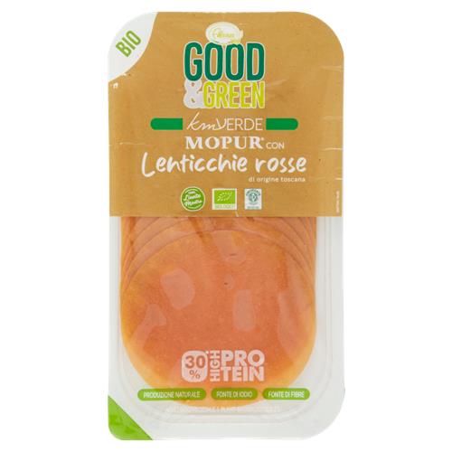Good & Green Bio km Verde Mopur con Lenticchie Rosse Affettato Vegetale 90 g