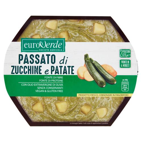 euroVerde Passato di Zucchine e Patate 620 g