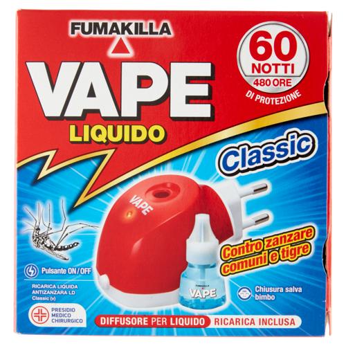 VAPE Elettroemanatore Liquido Classic + Ricarica 30 ml