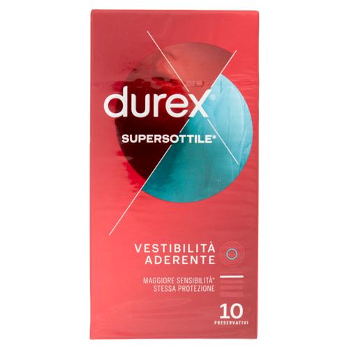 Durex Settebello Super Sottile Preservativi ad Alta Sensibilità , 10 Profilattici