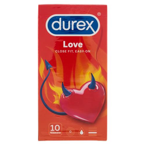 Durex Preservativi Love, 10 Profilattici