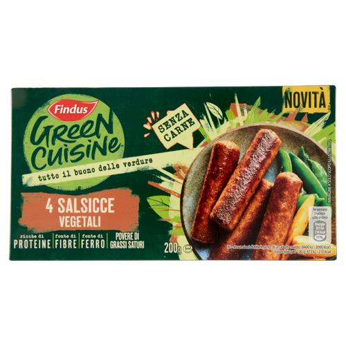 Green Cuisine Findus 4 Salsicce di Verdure 200 g