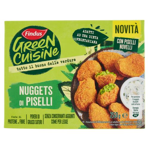 Green Cuisine Findus Nuggets di Piselli 250 g