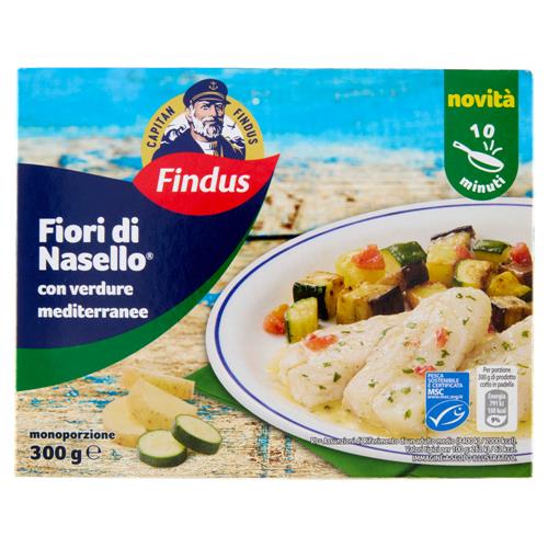 Capitan Findus Fiori Di Nasello con verdure mediterranee 300 g