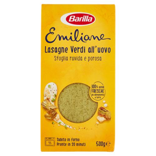 Barilla Emiliane Lasagne Verdi Pasta all'Uovo 500 g