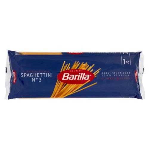 Barilla Pasta Spaghettini n.3 100%Grano Italiano CELLO 1 Kg