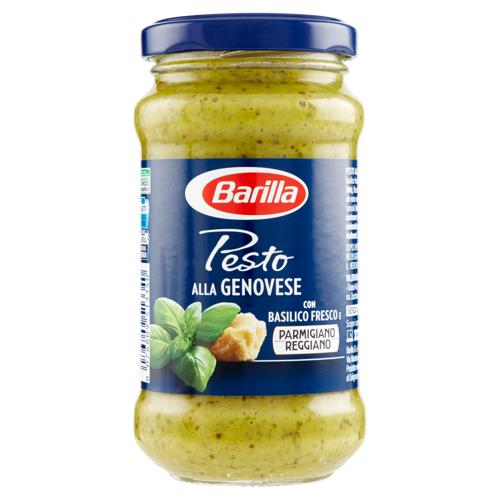 Barilla Pesto alla Genovese Basilico Fresco Italiano Condimento e Sugo per Pasta 190 g