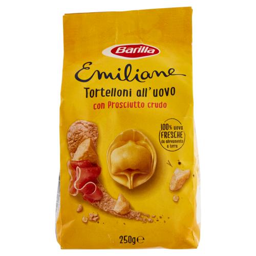 Barilla Emiliane Tortelloni con Prosciutto Crudo e Parmigiano Reggiano 250 g