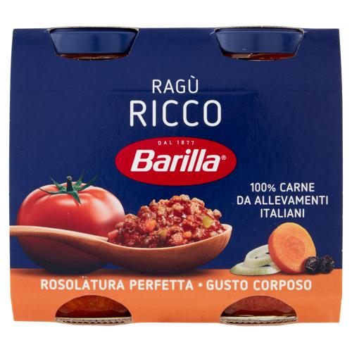 Barilla Sugo Ragù Bolognese Classico Condimento per Pasta 180gX2