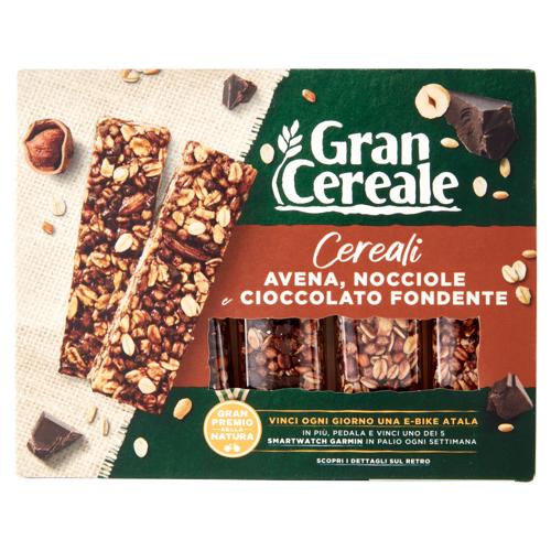 Gran Cereale Barrette di Cereali con Avena Nocciole e Cioccolato Fondente 135 g