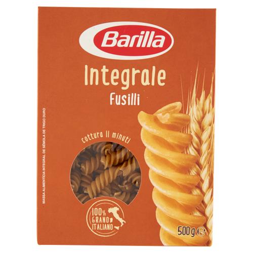 Barilla Pasta Integrale Fusilli 100% grano italiano 500g