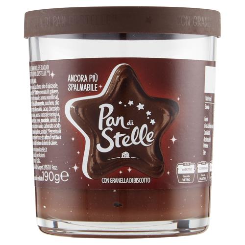 Pan di Stelle Crema al Cacao Nocciole e Granella di Biscotto 190g