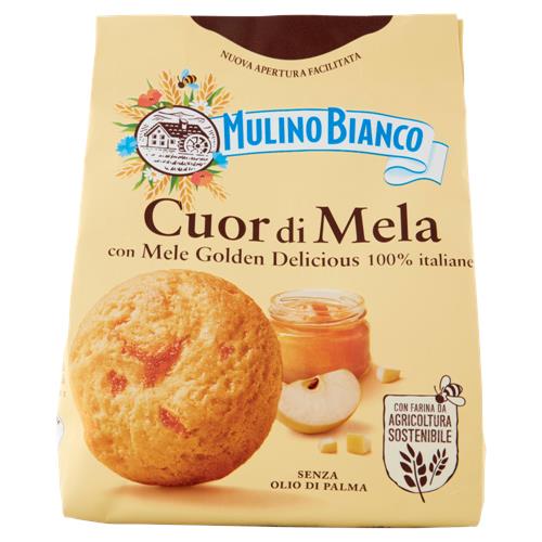 Mulino Bianco Cuor di Mela Biscotti con Mele 100% Italiane 300g
