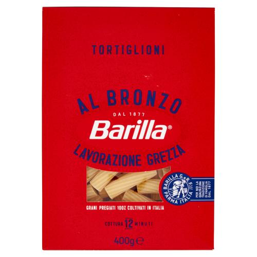 Barilla Pasta Al Bronzo Tortiglioni 100% grano italiano 400g