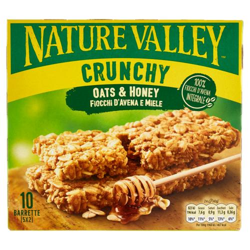 Nature Valley Crunchy Fiocchi d'Avena e Miele 5 x 42 g