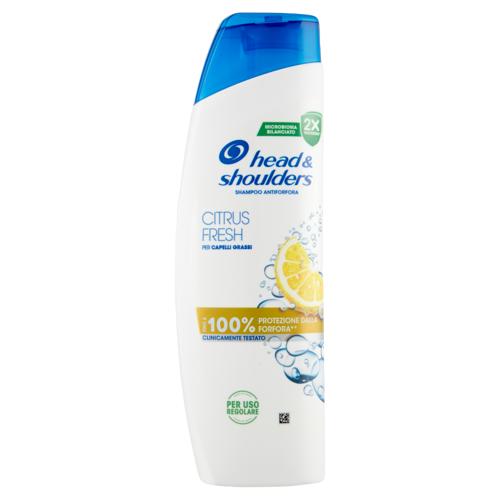 Head & Shoulders Shampoo Antiforfora Citrus Fresh per Capelli Grassi 250 ml