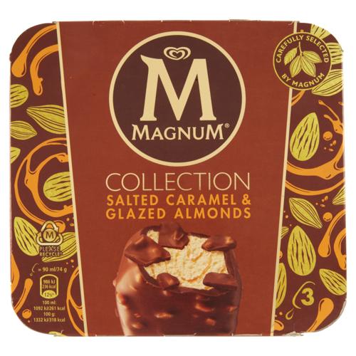 Magnum Collection Salted Caramel & Glazed Almonds 3 Gelati 222 g