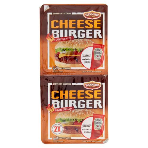 Flemmings Cheese Burger Flame Grilled 2 x 130,5 g