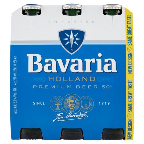 Bavaria Premium Beer 5.0% 6 x 250 mL