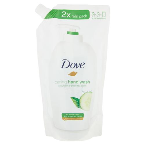 Dove caring hand wash cucumber & green tea scent Ricarica 500 ml
