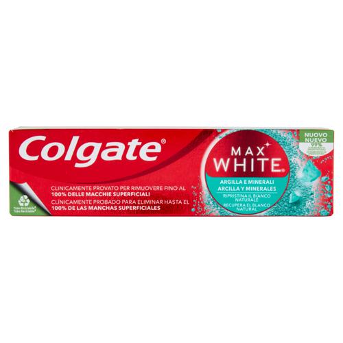 Colgate dentifricio sbiancante Max White Argilla e Minerali 75ml