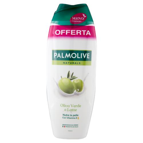 Palmolive bagnoschiuma Naturals Oliva Verde e Latte Idratante 2x500 ml